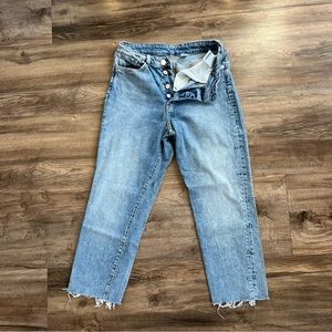 H&M &Denim Cropped Vintage Fit Jeans